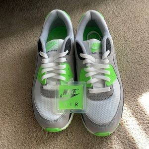 Air max 90 -lime green,black, grey